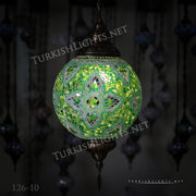 Hanging Lamps with 20" Globe - TurkishLights.NET