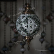 Hanging Lamps with 20" Globe - TurkishLights.NET