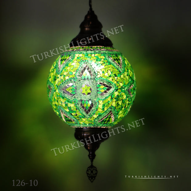 Hanging Lamps with 20" Globe - TurkishLights.NET