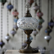 Turkish Mosaic Table Lamp, Extra Large Globe (NO5 GLOBE) ID:127 - TurkishLights.NET