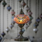 Turkish Mosaic Table Lamp, Extra Large Globe (NO5 GLOBE) ID:127 - TurkishLights.NET