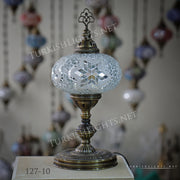 Turkish Mosaic Table Lamp, Extra Large Globe (NO5 GLOBE) ID:127 - TurkishLights.NET