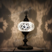 Turkish Mosaic Table Lamp, Extra Large Globe (NO5 GLOBE) ID:127 - TurkishLights.NET