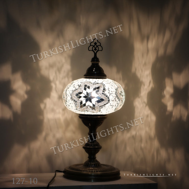 Turkish Mosaic Table Lamp, Extra Large Globe (NO5 GLOBE) ID:127 - TurkishLights.NET