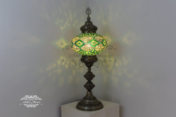 NO6 SIZE MOSAIC FLOOR / TABLE LAMP - TurkishLights.NET