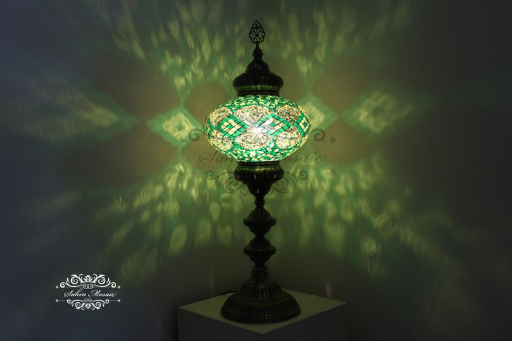 NO6 SIZE MOSAIC FLOOR / TABLE LAMP - TurkishLights.NET