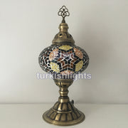 MOSAIC TABLE LAMP - LARGE GLOBE - TurkishLights.NET