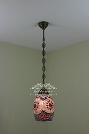 Turkish Handmade Mosaic Hanging Pendant - Kitchen Island Pendant - TurkishLights.NET