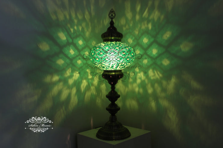 NO6 SIZE MOSAIC FLOOR / TABLE LAMP - TurkishLights.NET