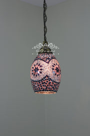 Turkish Handmade Mosaic Hanging Pendant - Kitchen Island Pendant - TurkishLights.NET