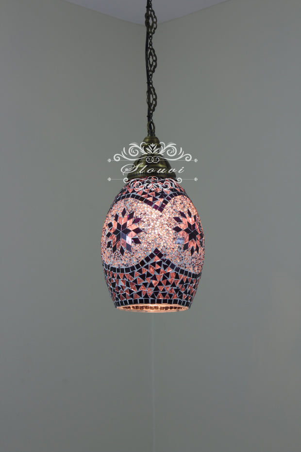 Turkish Handmade Mosaic Hanging Pendant - Kitchen Island Pendant - TurkishLights.NET