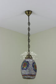 Turkish Handmade Mosaic Hanging Pendant - Kitchen Island Pendant - TurkishLights.NET