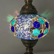 MOSAIC TABLE LAMP - LARGE GLOBE - TurkishLights.NET