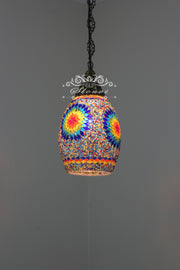 Turkish Handmade Mosaic Hanging Pendant - Kitchen Island Pendant - TurkishLights.NET