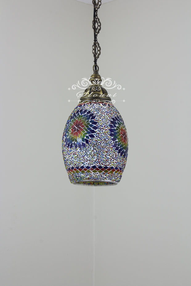 Turkish Handmade Mosaic Hanging Pendant - Kitchen Island Pendant - TurkishLights.NET