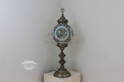 MOSAIC FLOOR / TABLE LAMP WITH 30CM (12") GLOBE - TurkishLights.NET