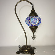 SWAN NECK MOSAIC TABLE LAMP - TurkishLights.NET