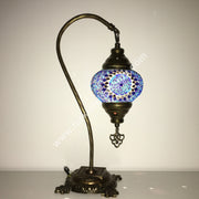 SWAN NECK MOSAIC TABLE LAMP - TurkishLights.NET