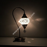 SWAN NECK MOSAIC TABLE LAMP - TurkishLights.NET