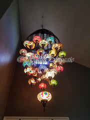 51 Globe Chandelier - TurkishLights.NET