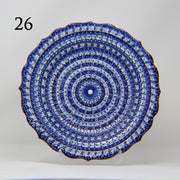 HAND MADE TURKISH CERAMIC PLATE, 30 cm(11.8") no26 - TurkishLights.NET