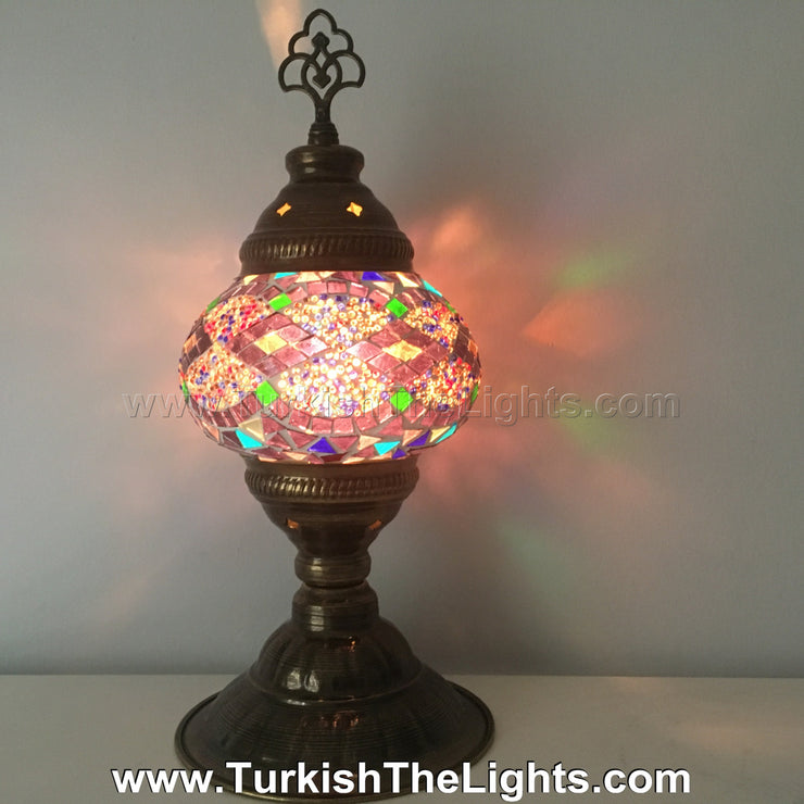 TURKISH MOSAIC TABLE LAMP,  specıal edıtıon - TurkishLights.NET