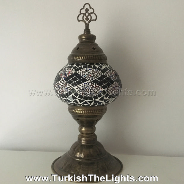 TURKISH MOSAIC TABLE LAMP,  specıal edıtıon - TurkishLights.NET