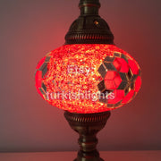 MOSAIC TABLE LAMP - LARGE GLOBE - TurkishLights.NET