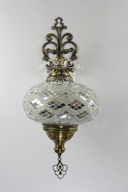 Turkish Mosaic Wall Sconce, With Extra Large Globes - TurkishLights.NET