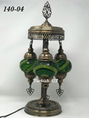 Turkish Mosaic Short Floor/Table lamp With Small Globes, ID:140 - TurkishLights.NET