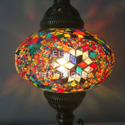 MOSAIC TABLE LAMP - LARGE GLOBE - TurkishLights.NET