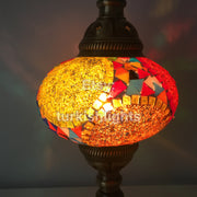 MOSAIC TABLE LAMP - LARGE GLOBE - TurkishLights.NET