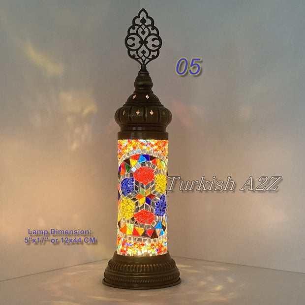 MOSAIC CYLINDER TURKISH MOSAIC LAMP,  id: 300 - TurkishLights.NET