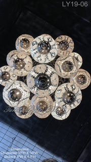 19-BALL TURKISH SULTAN MOSAIC CHANDELIER, LARGE GLOBES ID: LY19-06