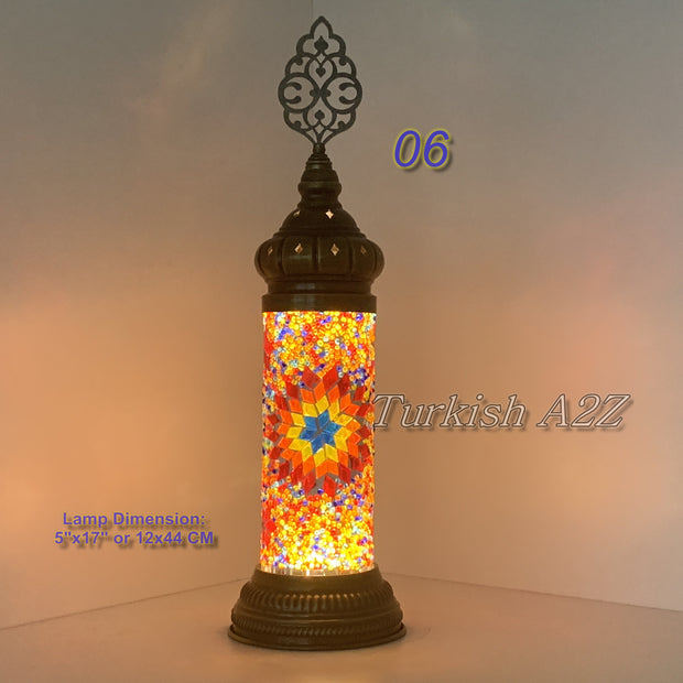 MOSAIC CYLINDER TURKISH MOSAIC LAMP,  id: 300 - TurkishLights.NET