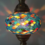 MOSAIC TABLE LAMP - LARGE GLOBE - TurkishLights.NET