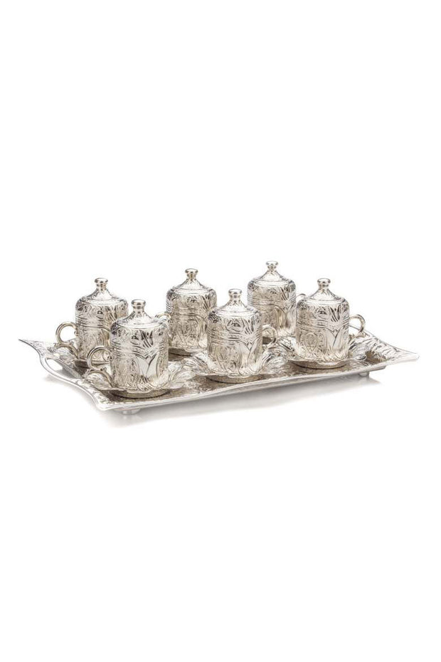 TURKISH GREEK ARABIC COFFE EXPRESSO SET FOR 6 - TurkishLights.NET