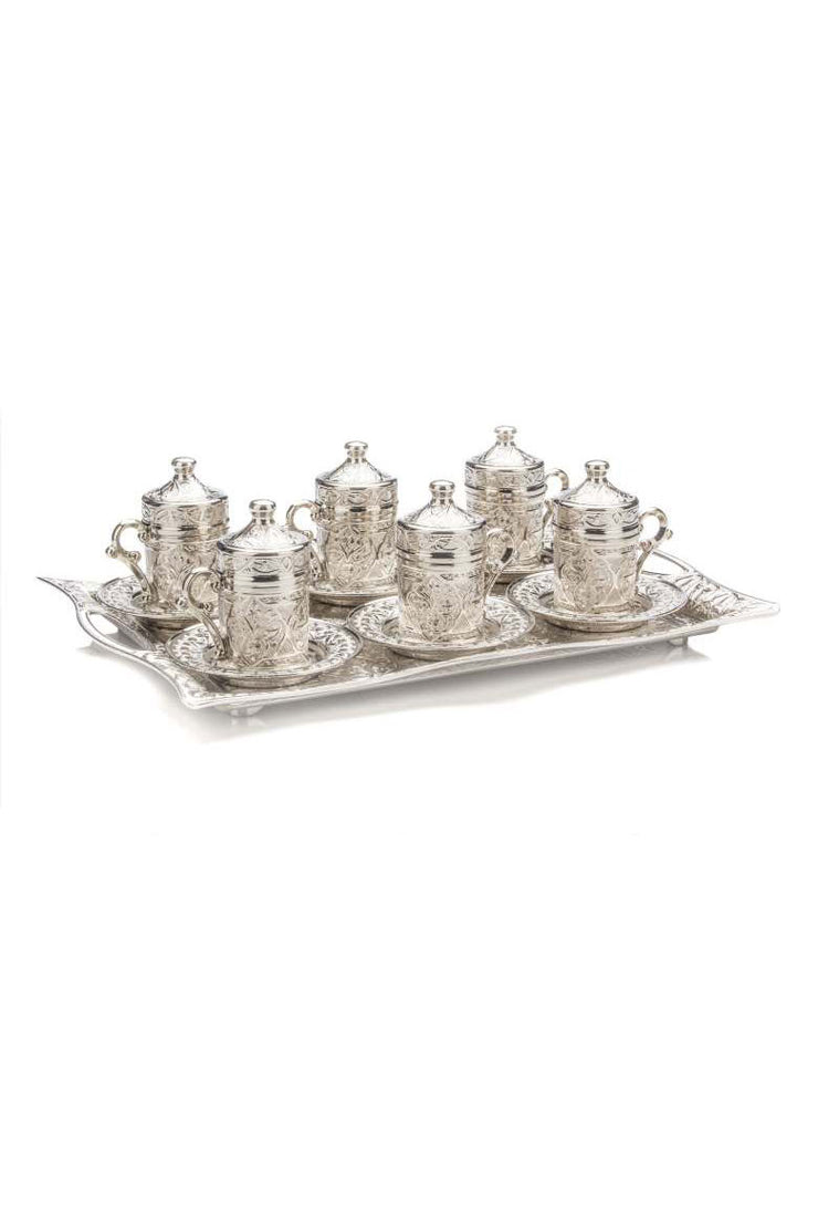 TURKISH GREEK ARABIC COFFE EXPRESSO SET FOR 6 - TurkishLights.NET