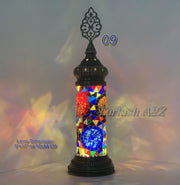 MOSAIC CYLINDER TURKISH MOSAIC LAMP,  id: 300 - TurkishLights.NET