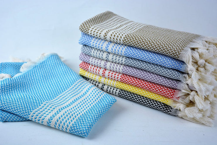 PESHTEMAL TOWELS FOR HEAD & HAND - TurkishLights.NET