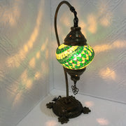 SWAN NECK MOSAIC TABLE LAMP - TurkishLights.NET