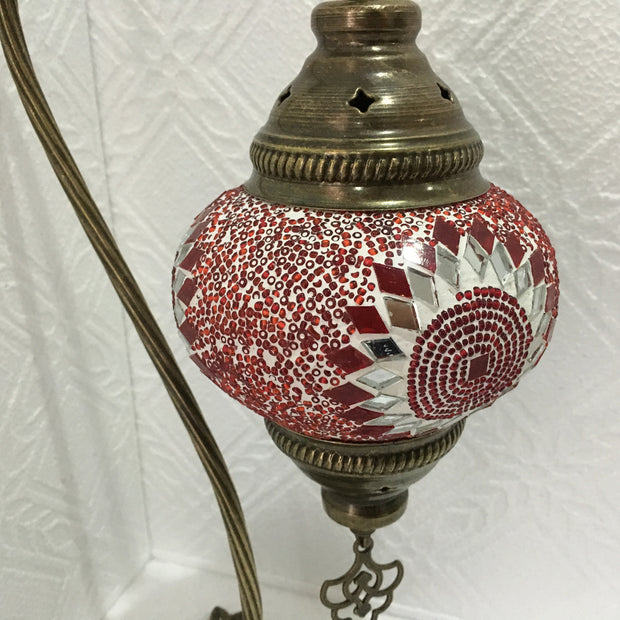 SWAN NECK MOSAIC TABLE LAMP - TurkishLights.NET