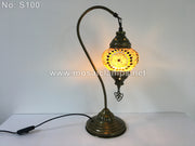 SWAN NECK MOSAIC TABLE LAMP - TurkishLights.NET