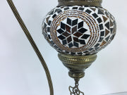 MOSAIC TABLE LAMP, SWAN NECK - TurkishLights.NET