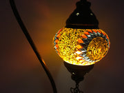 MOSAIC TABLE LAMP, SWAN NECK - TurkishLights.NET