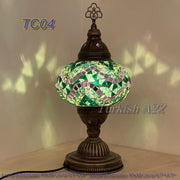 MOSAIC TABLE LAMP - LARGE GLOBE - TurkishLights.NET