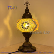 MOSAIC TABLE LAMP - LARGE GLOBE - TurkishLights.NET