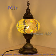 MOSAIC TABLE LAMP - LARGE GLOBE - TurkishLights.NET