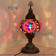 MOSAIC TABLE LAMP - LARGE GLOBE - TurkishLights.NET