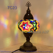 MOSAIC TABLE LAMP - LARGE GLOBE - TurkishLights.NET